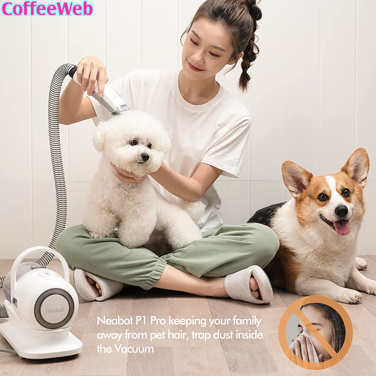 Neabot P1 PRO Kit per Toelettatura E Aspirazione a Vuoto per Animali D –  CoffeeWebShop